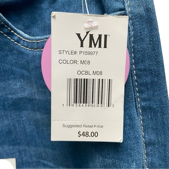 YMI‎ Juniors Low Rise Babe Wide Leg Jean Midnight Blue - Picture 10 of 10